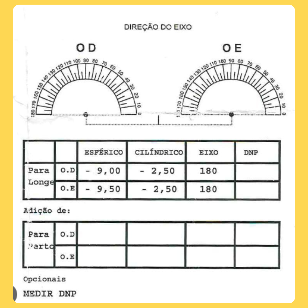 Entendendo sua receita de óculos: um guia completo