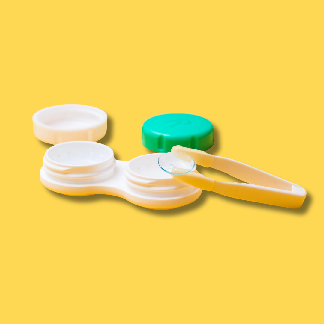 Quais informações eu consigo na caixinha da lente de contato