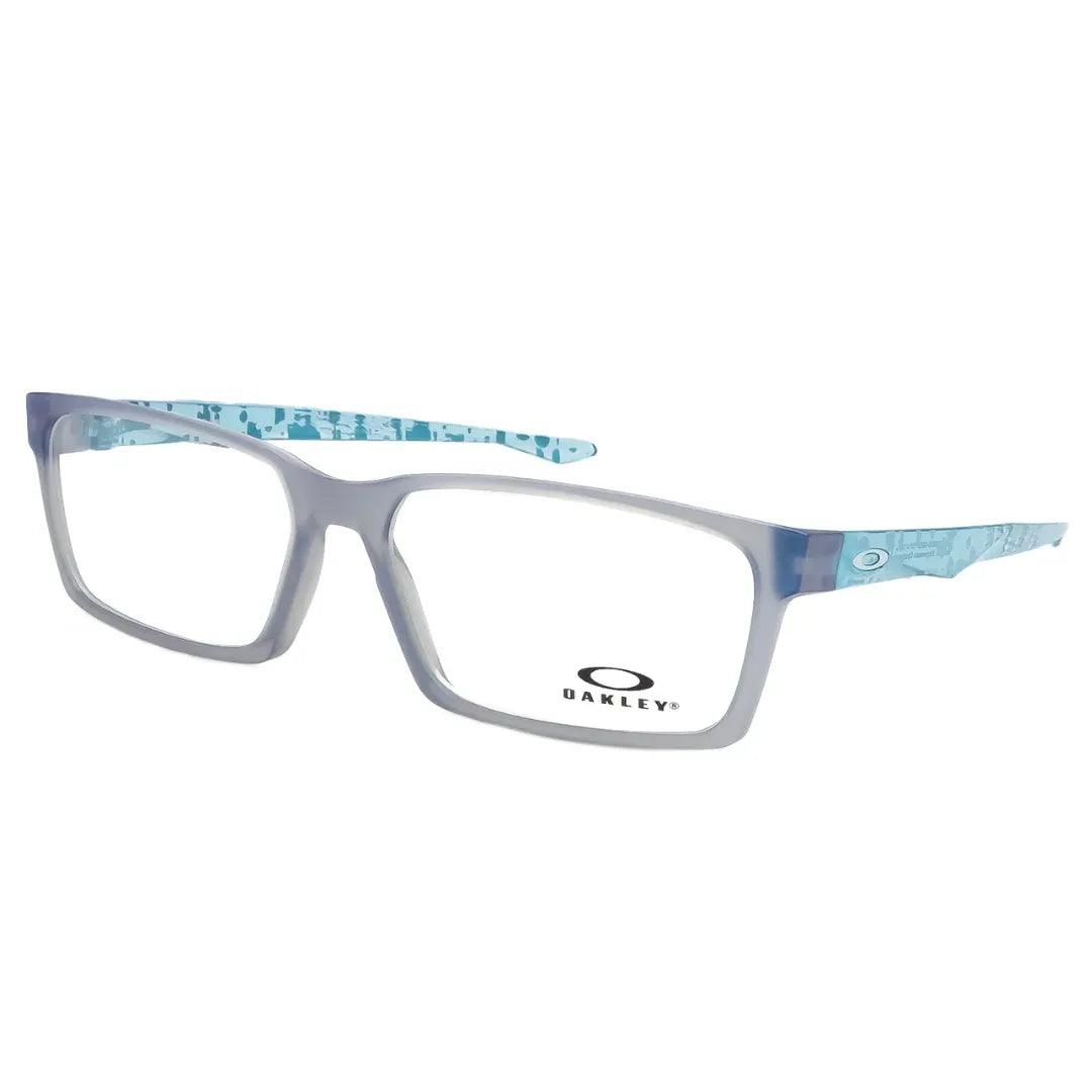 Armação Traslucido cinza para óculos de grau Oakley Overhad - OX8060 0659