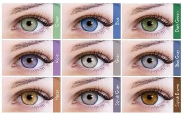 Lentes Coloridas Lunare Mensal com Grau