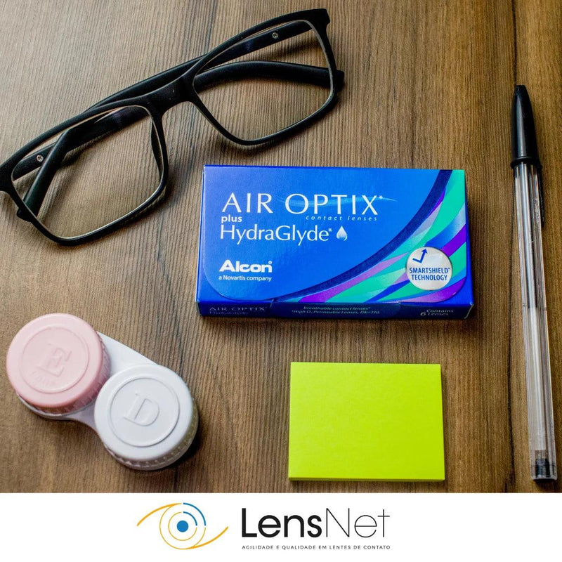 Lentes de contato Air Optix Plus Hydraglyde - Ótica em Brasília - Óculos de Grau e Lentes de Contato