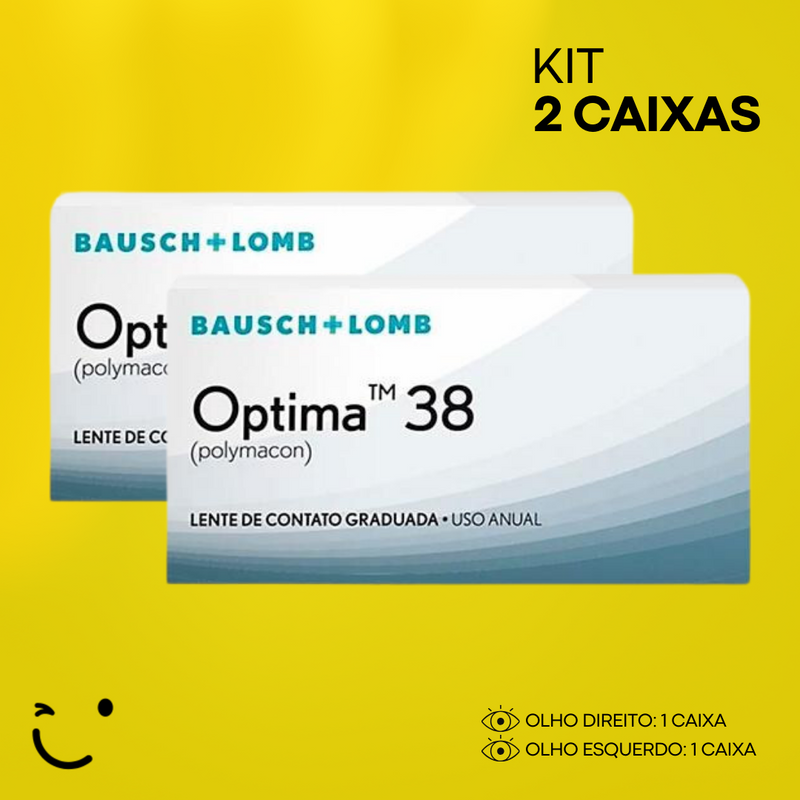 2 caixas [1 caixa para cada olho] Optima 38