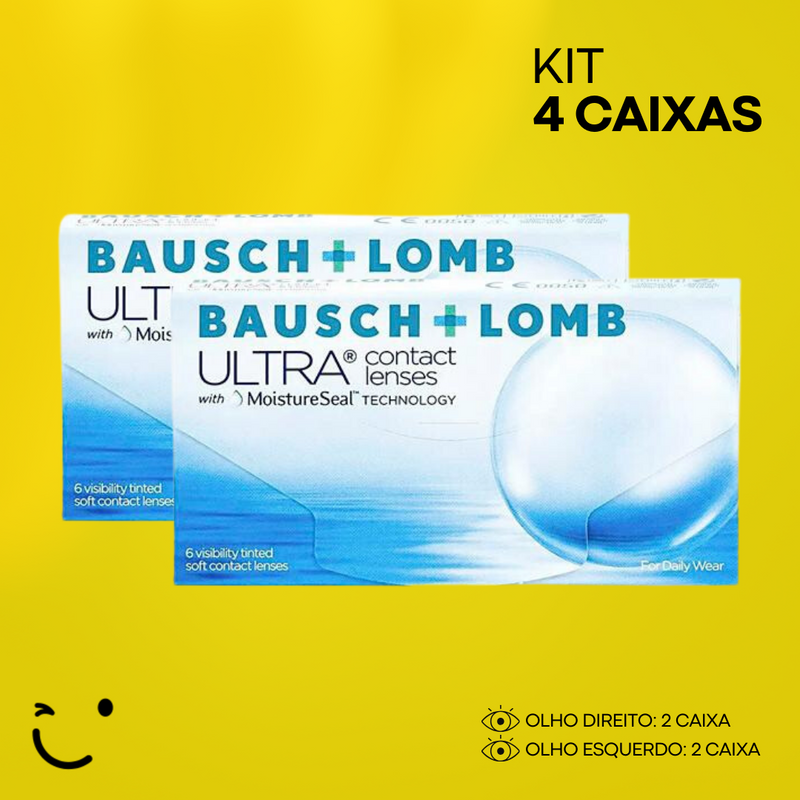 4 caixas [2 caixa para cada olho] Ultra com MoistureSeal