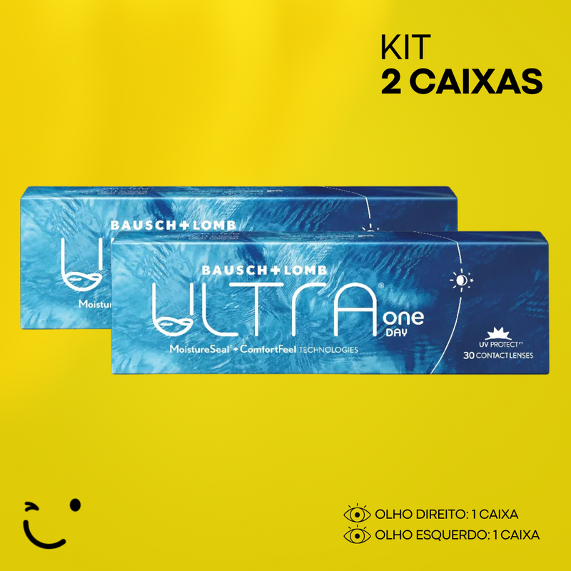 2 caixas [1 caixa para cada olho] Ultra One Day