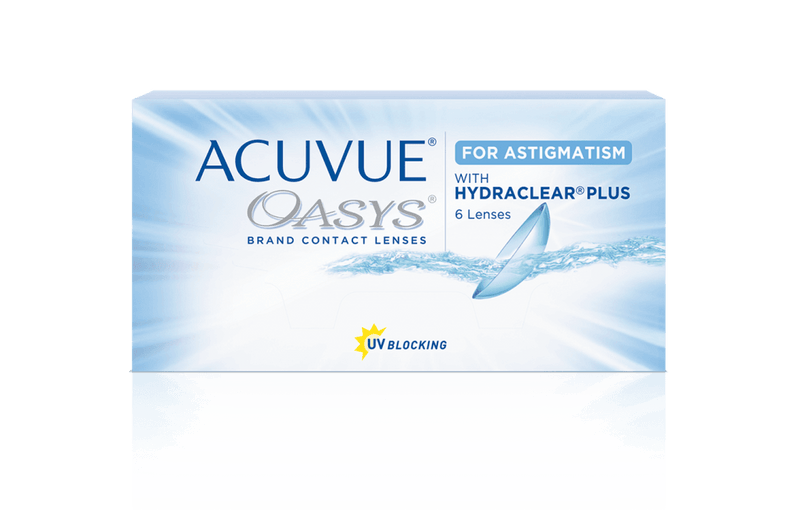 Lentes De Contato Acuvue Oasys PARA ASTIGMATISMO com Hydraclear Plus - Ótica em Brasília - Óculos de Grau e Lentes de Contato