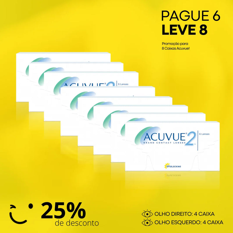 COMBO PAGUE 6 LEVE 8 [25% DE DESCONTOI] ACUVUE 2