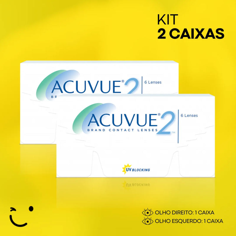 2 CAIXAS [1 CAIXA PARA CADA OLHO] ACUVUE 2