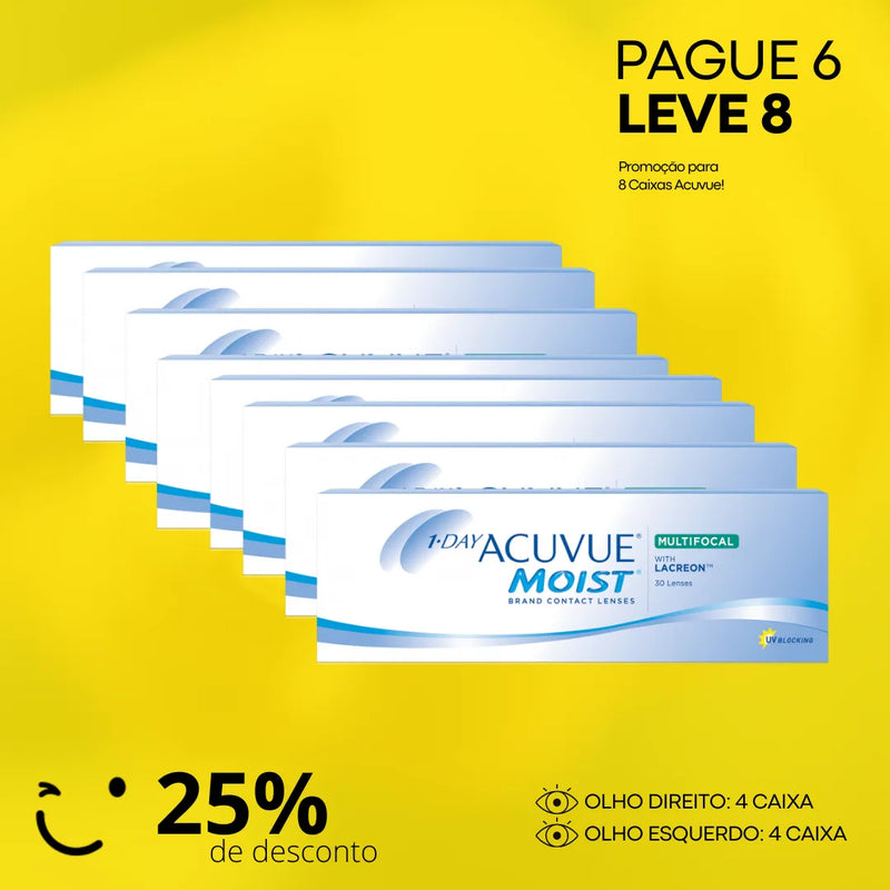 COMBO PAGUE 6 LEVE 8 [25% DE DESCONTO] 1-DAY MULTIFOCAL