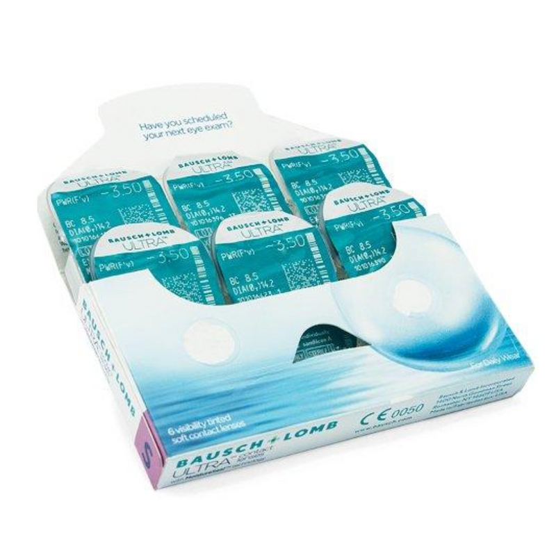 Lentes de contato Ultra com MoistureSeal