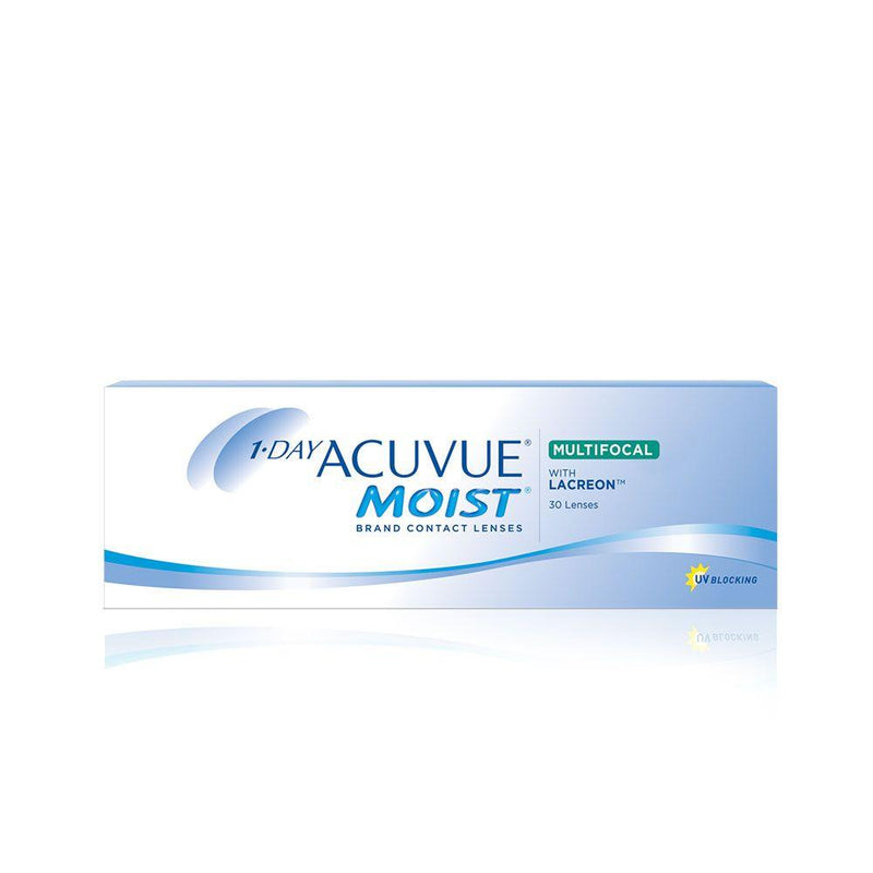 Lentes de Contato 1-day Acuvue Moist Multifocal com Lacreon - Ótica em Brasília - Óculos de Grau e Lentes de Contato