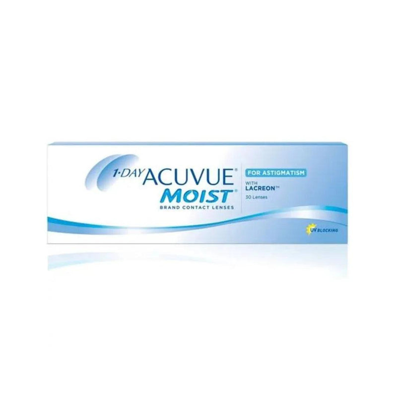 Lentes De Contato 1-DAY ACUVUE MOIST Para ASTIGMATISMO - Ótica em Brasília - Óculos de Grau e Lentes de Contato