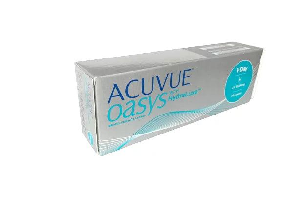 Lentes De Contato 1-Day Acuvue Oasys com Hydraluxe - Ótica em Brasília - Óculos de Grau e Lentes de Contato