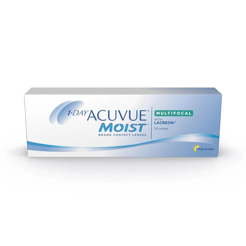 Lentes de Contato 1-day Acuvue Moist Multifocal com Lacreon - Ótica em Brasília - Óculos de Grau e Lentes de Contato